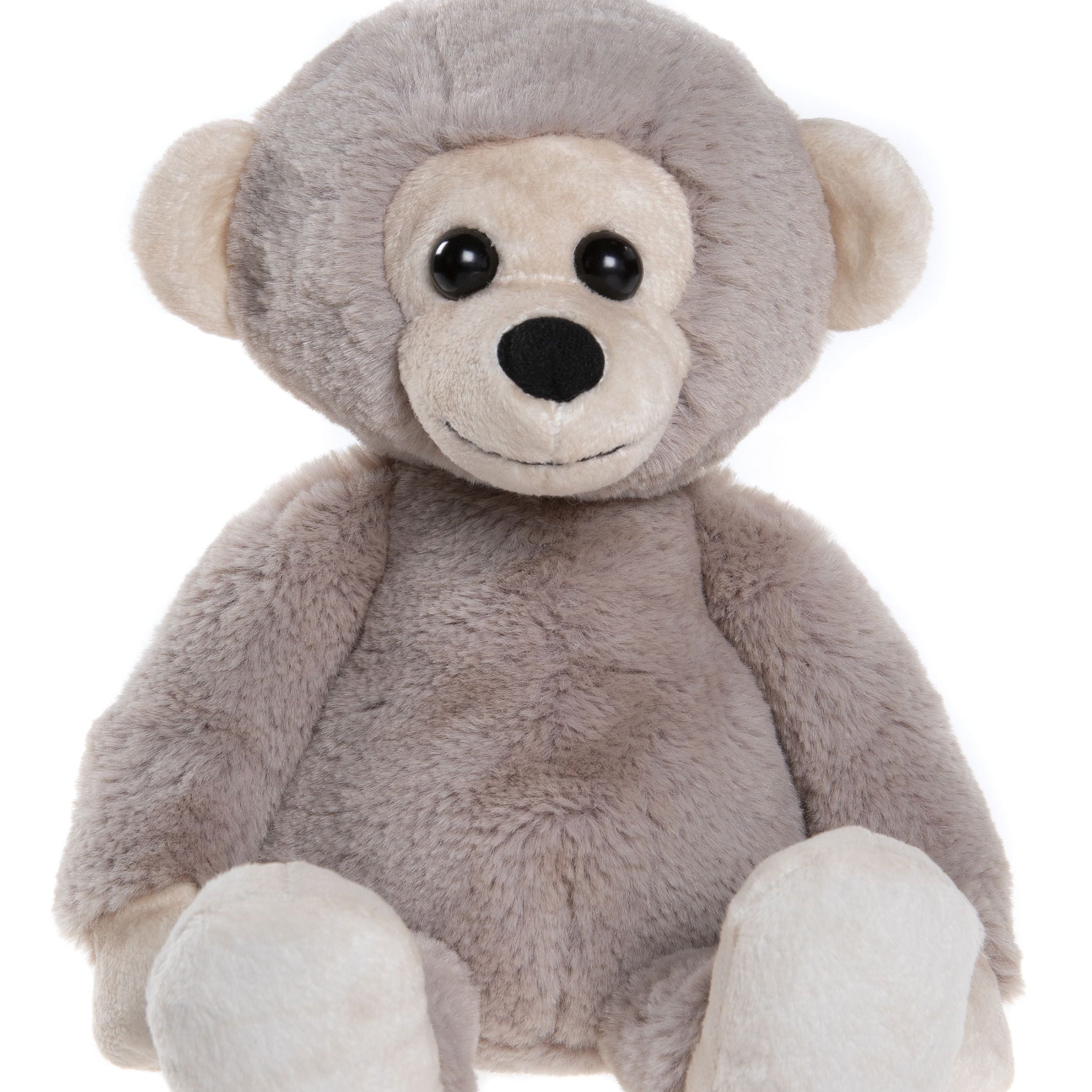 Cheeky Monkey Pebble Grey Medium Plush Teddy Bear