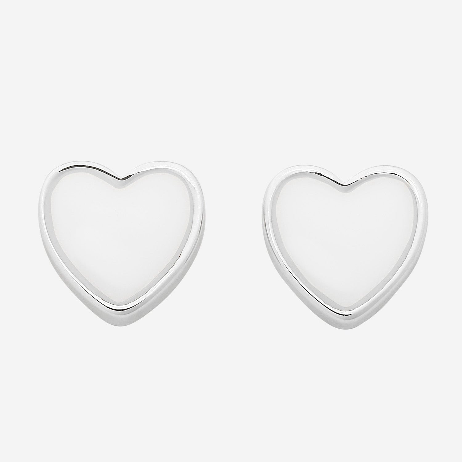 Myra Silver Heart Stud