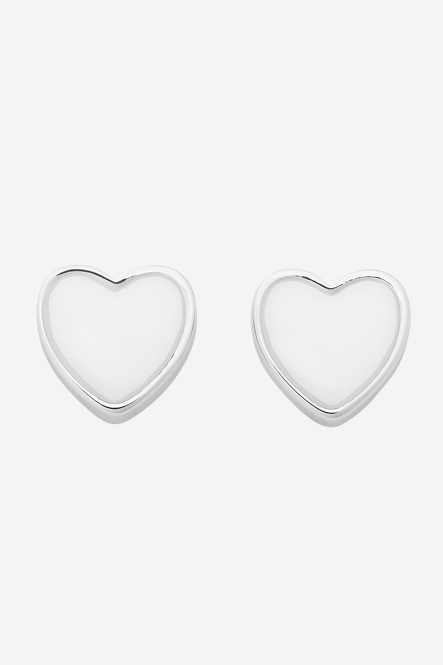 Myra Silver Heart Stud