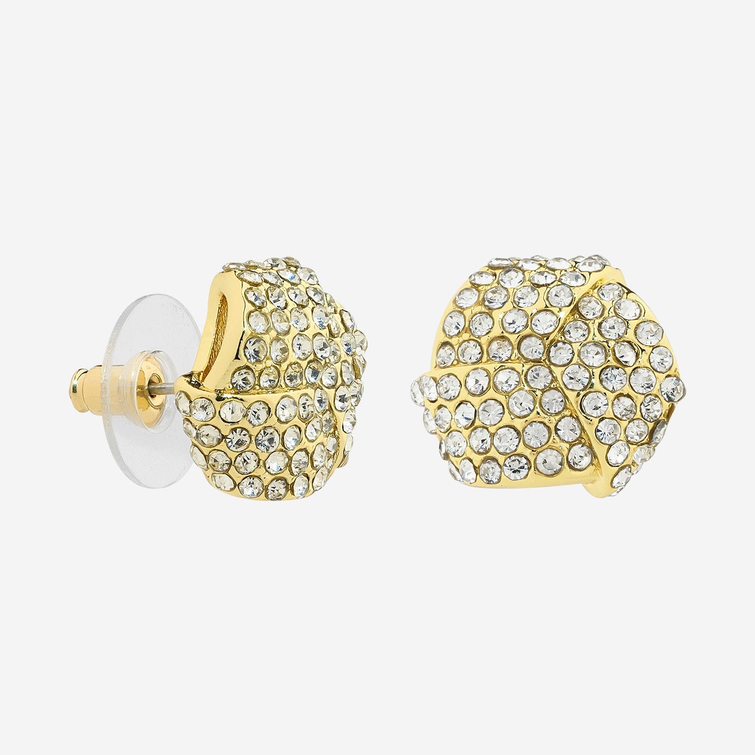 Natalina Gold Crystal Earring