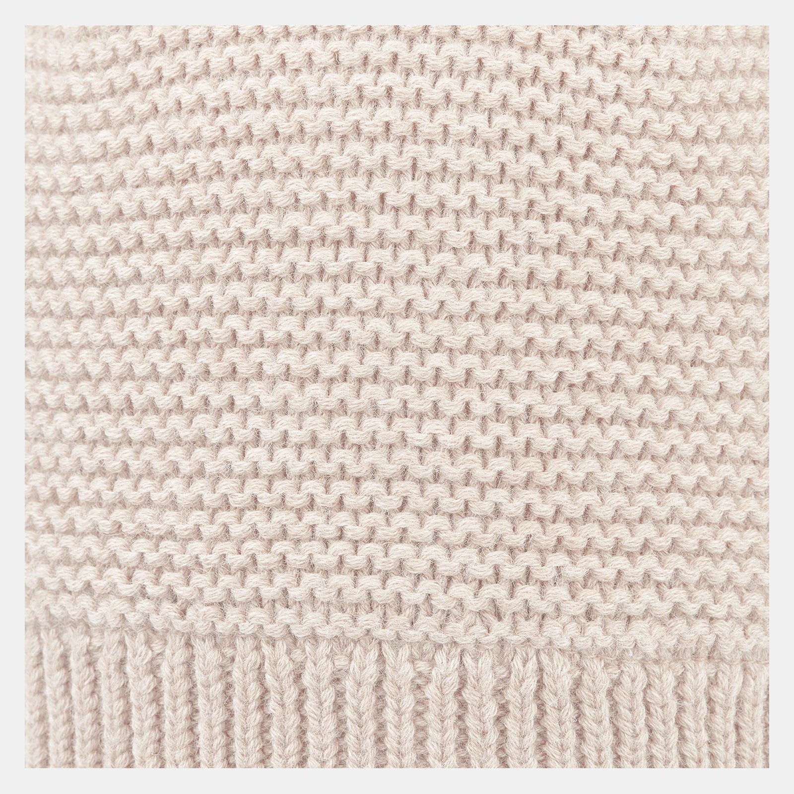 Organic Beanie Snowy Oatmeal