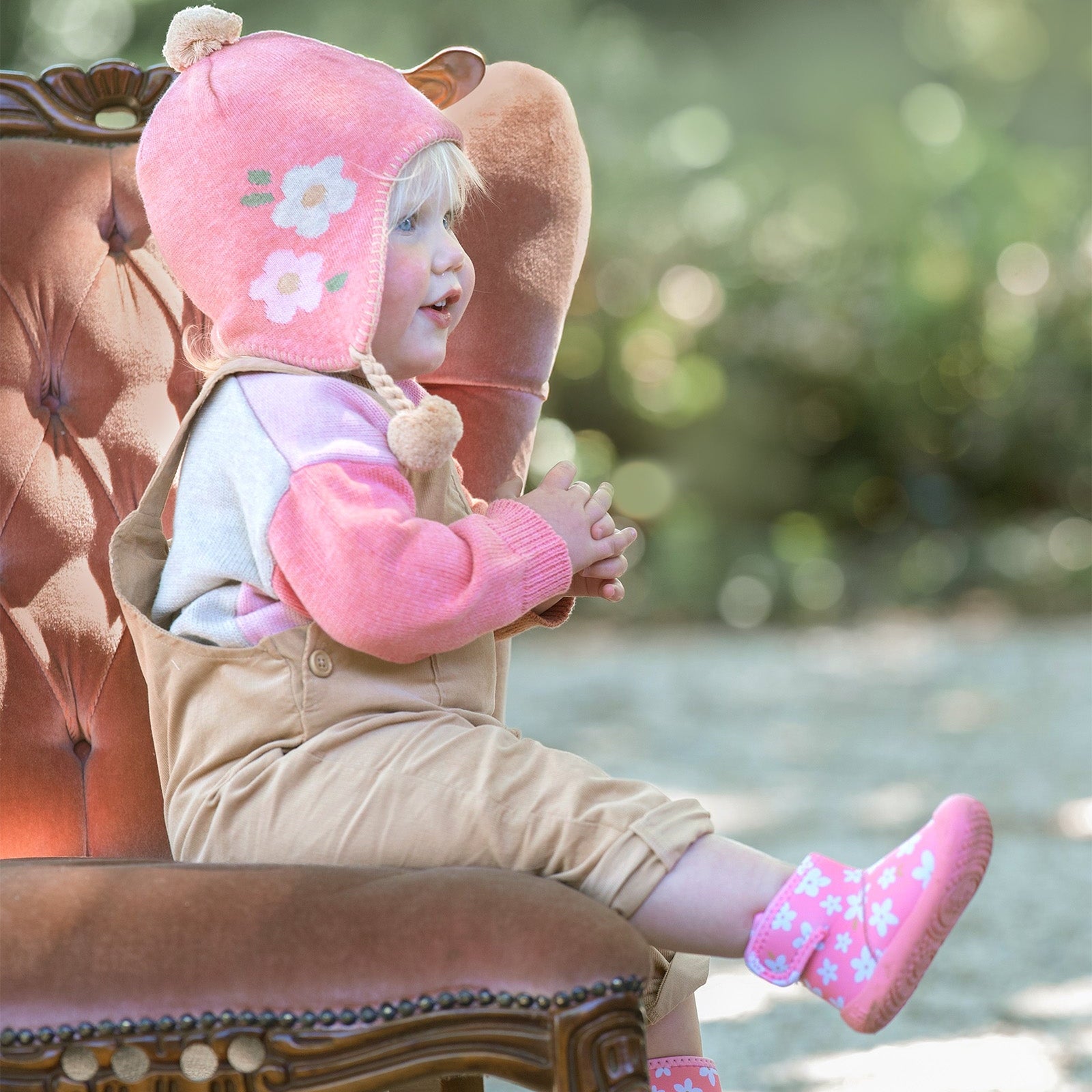 Organic Earmuff Mystical Rosie Posie