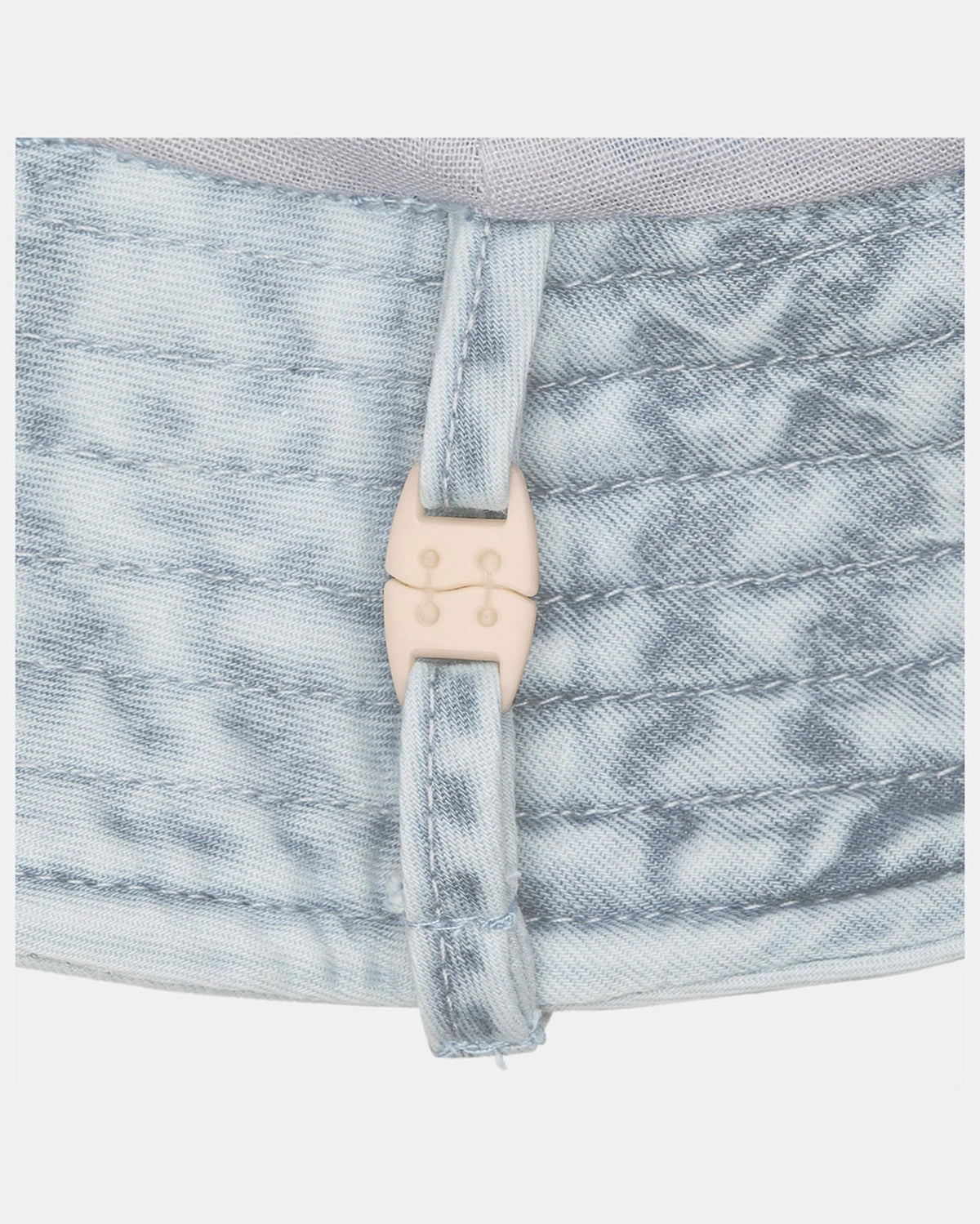 Close-up of the chin strap and its clasp