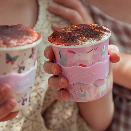 Pink Unicorn Babychino Cup 4oz