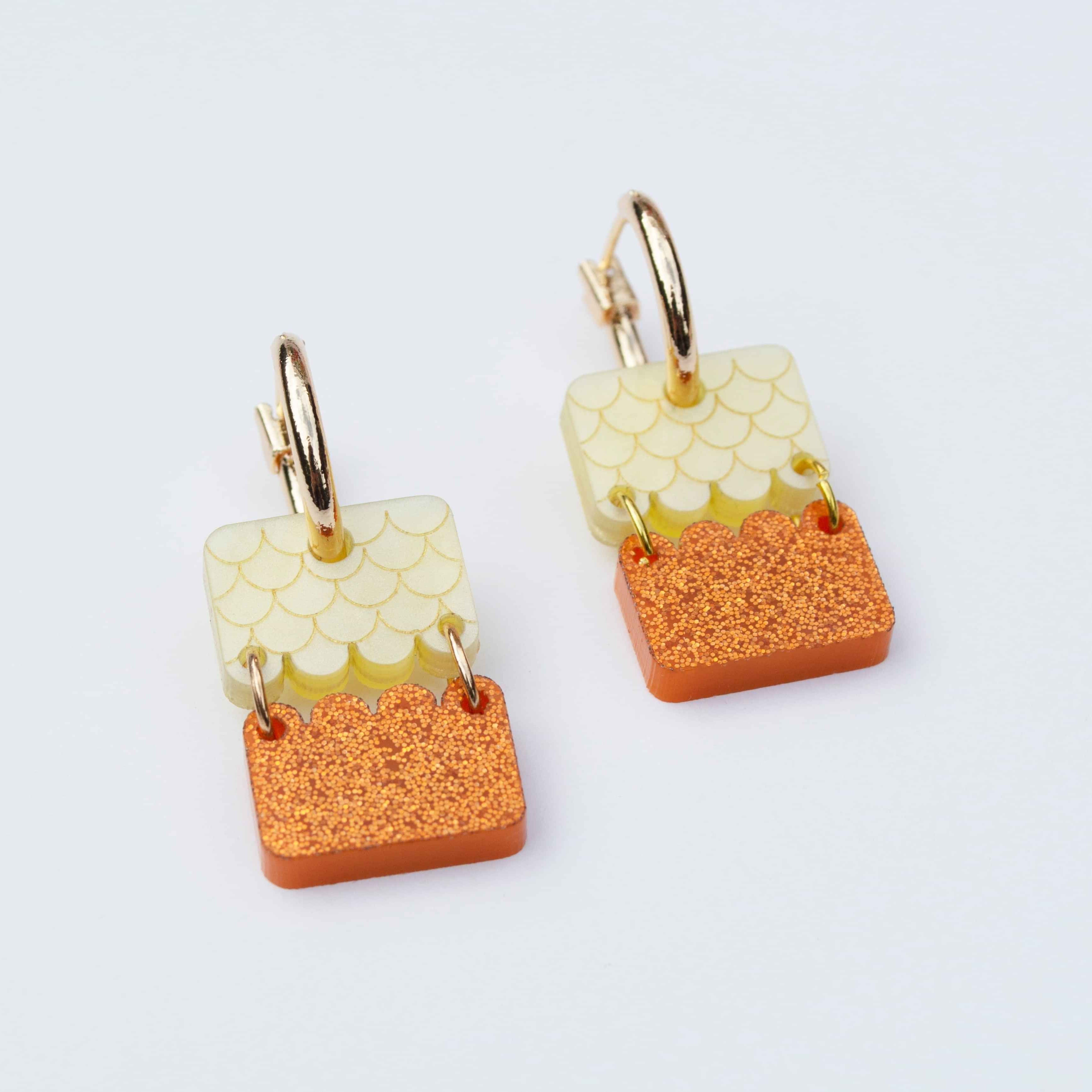 Wave Earring - Citrus