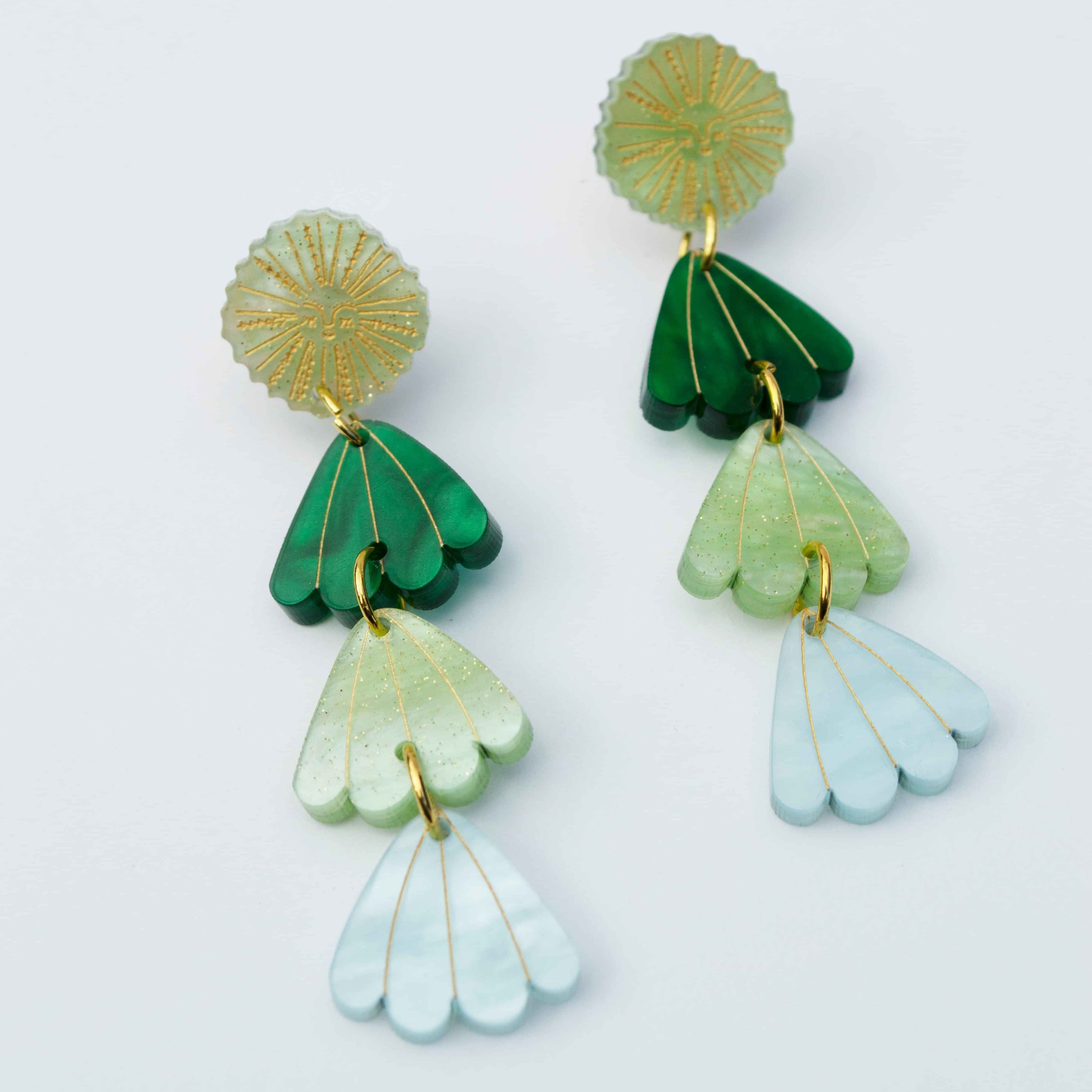 Sunbeam Earring - Ocean