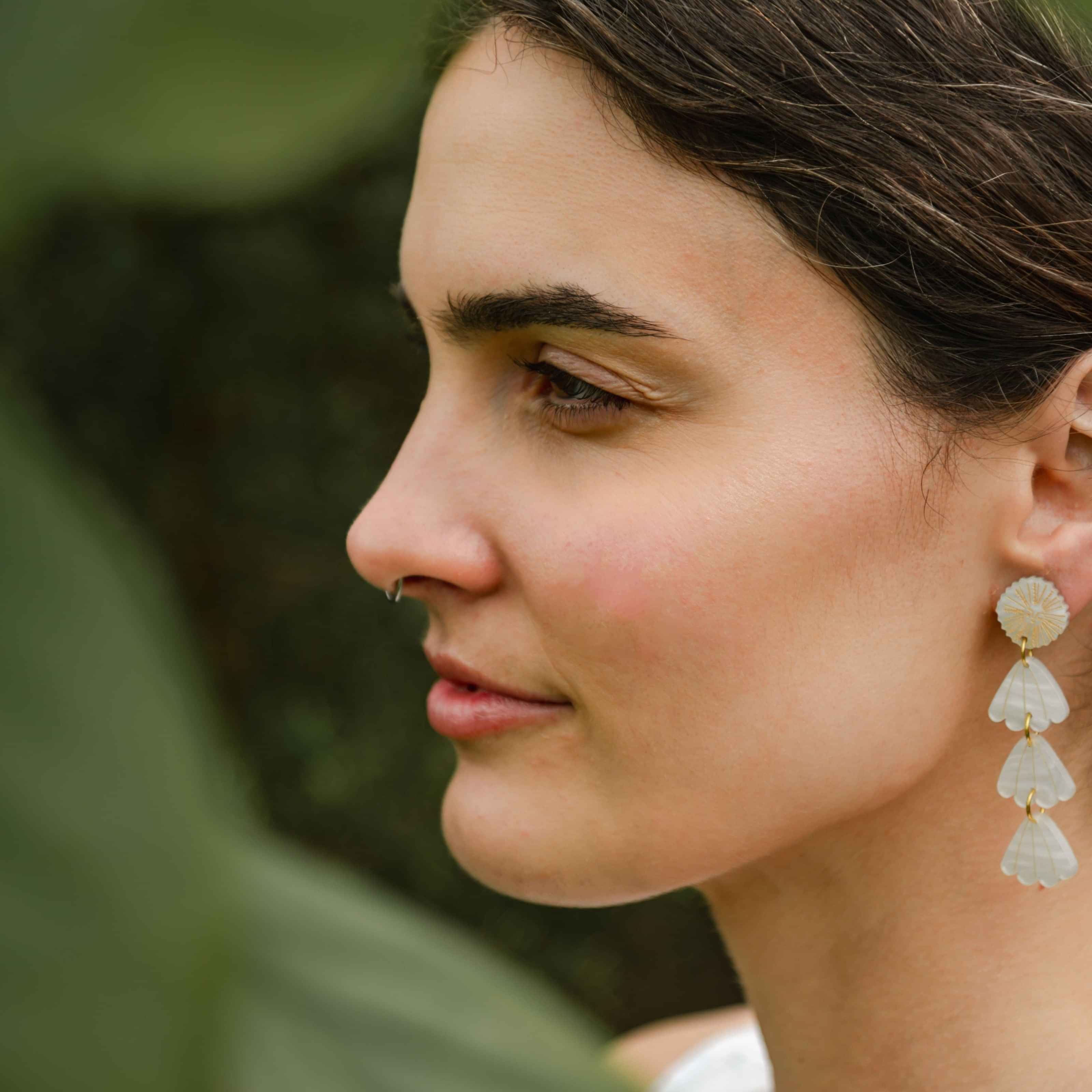 Sunbeam Earring - Pearl