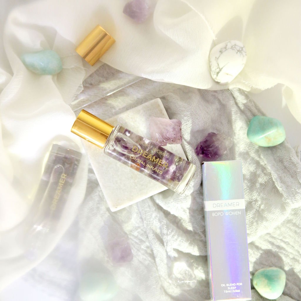Dreamer Crystal Perfume Roller - Purple Merchant