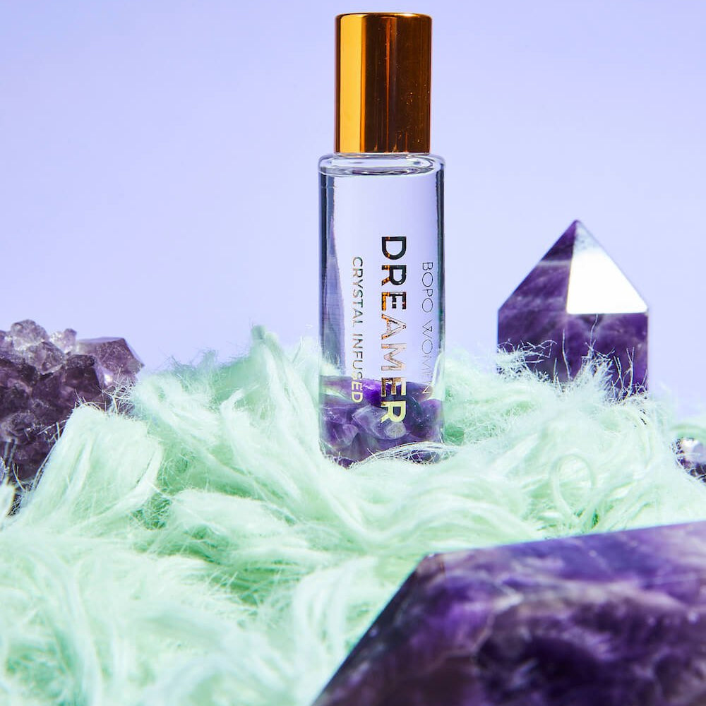 Dreamer Crystal Perfume Roller - Purple Merchant