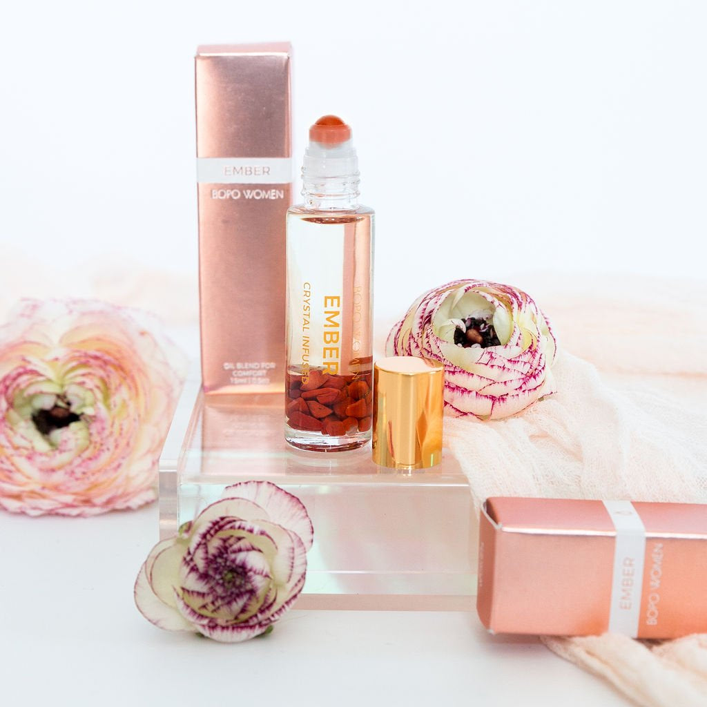Ember Crystal Perfume Roller - Purple Merchant
