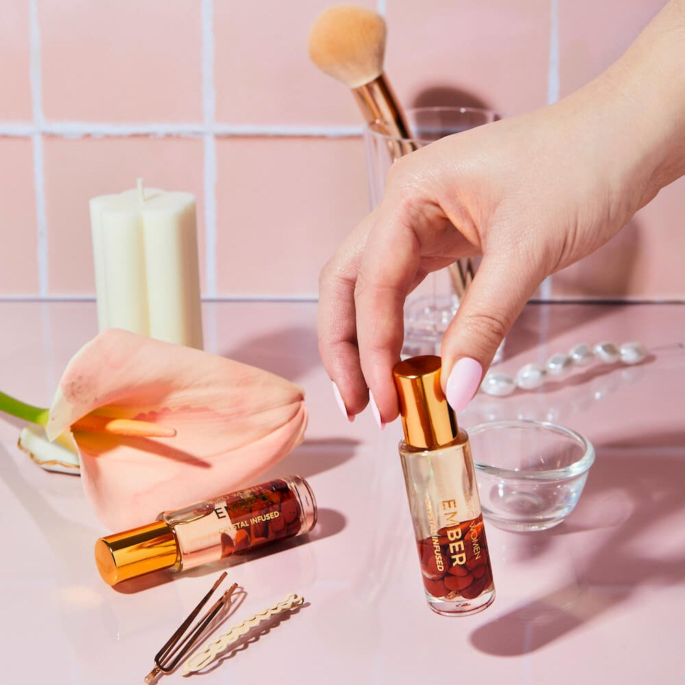 Ember Crystal Perfume Roller - Purple Merchant