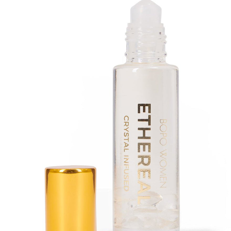 Ethereal Crystal Perfume Roller - Purple Merchant