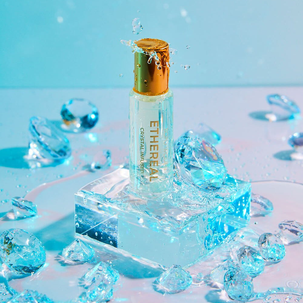 Ethereal Crystal Perfume Roller - Purple Merchant