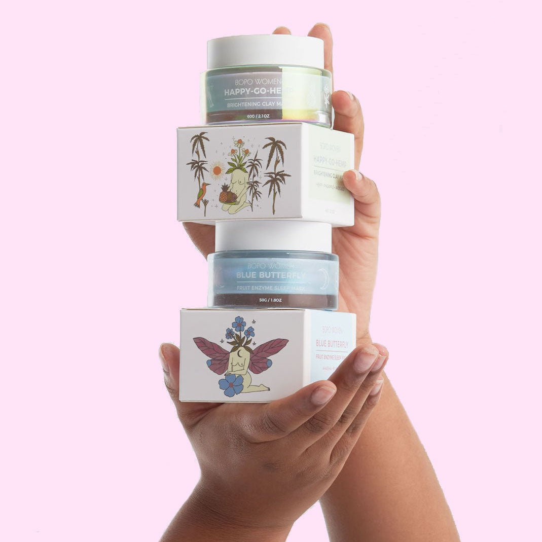 Happy-Go-Hemp Clay Mask - Purple Merchant