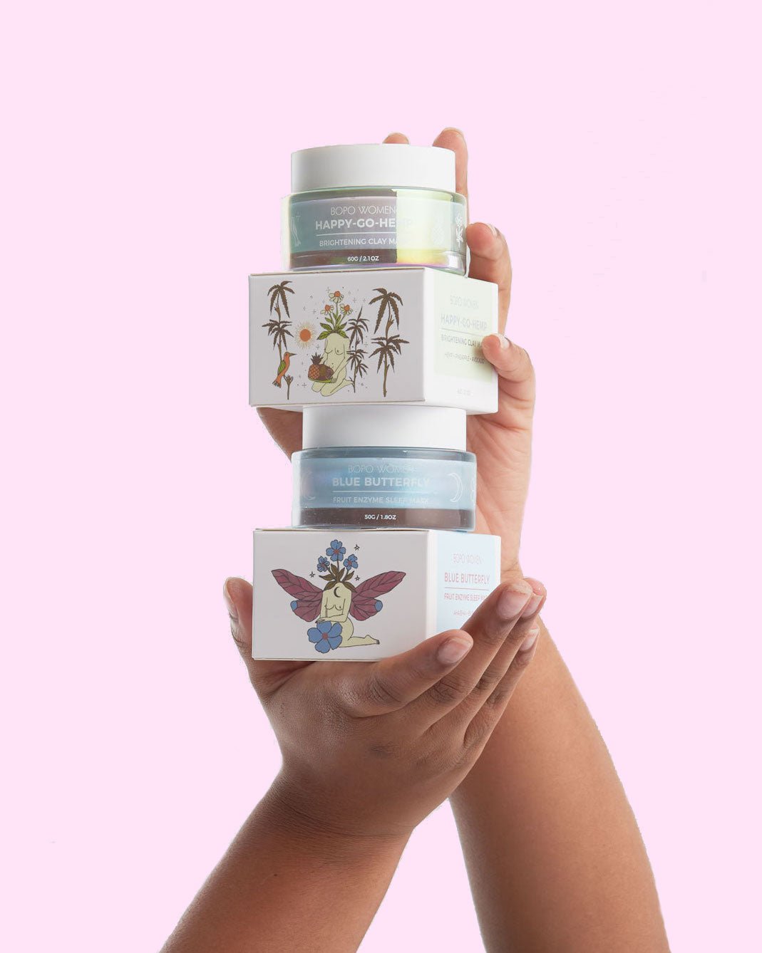 Happy-Go-Hemp Clay Mask - Purple Merchant