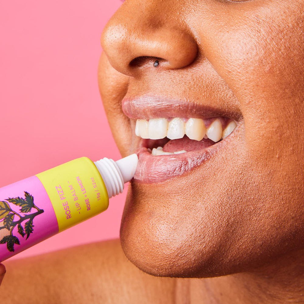 Rose Fizz Lip Balm - Purple Merchant