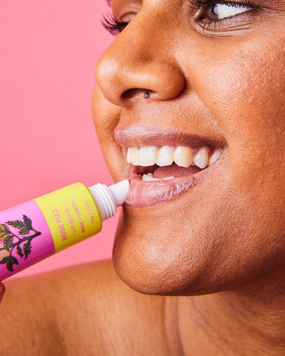 Rose Fizz Lip Balm - Purple Merchant