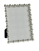 152M ABSTRACT SILVER BALLS FRAME 5 X 7'