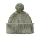 Peppi Baby Knit Hat - Soft Cotton Rib Knit with Pompom - 41452