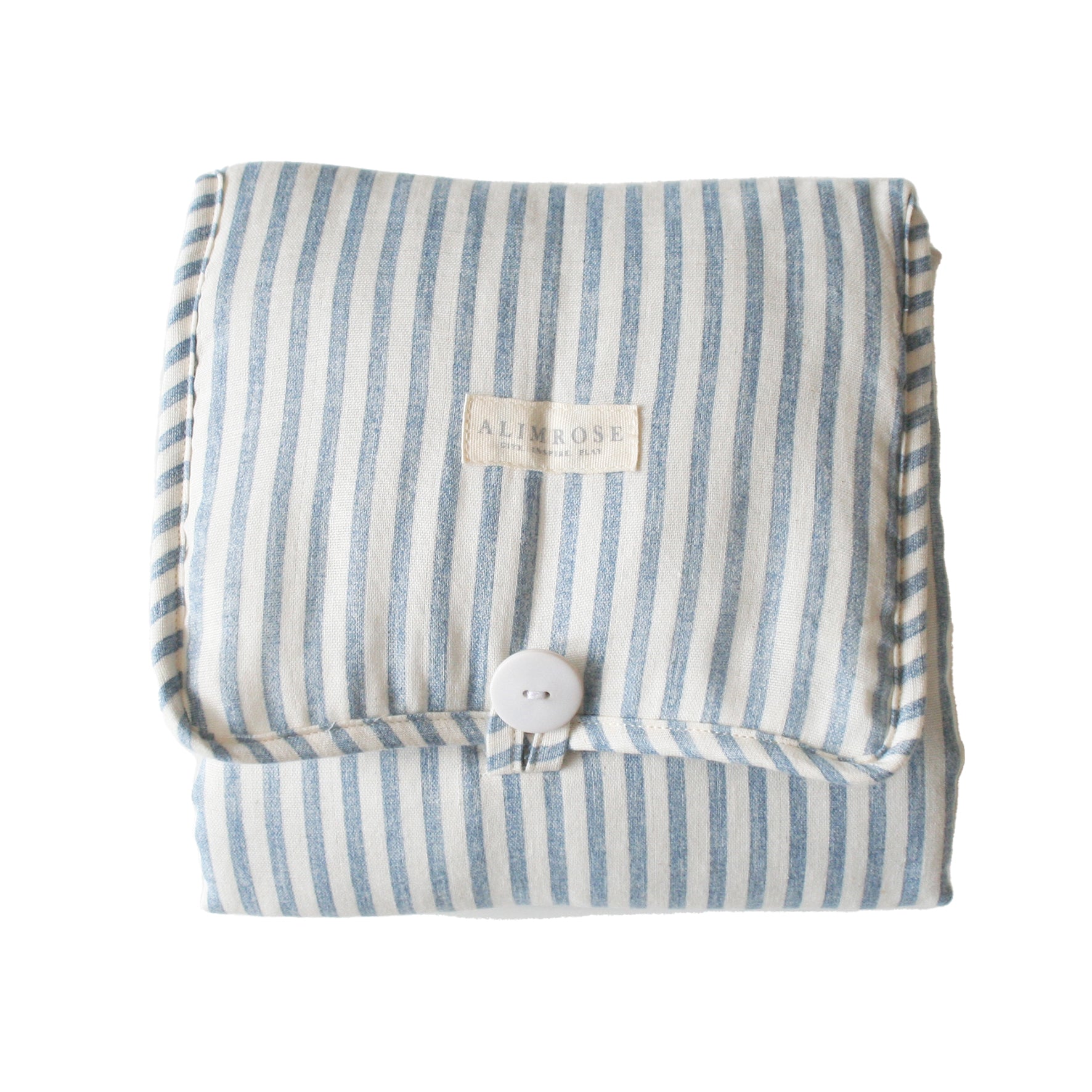 Little Traveller Change Mat – Chambray Stripe