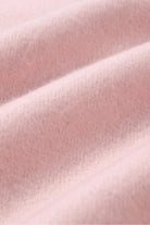 Texture close-up of the Dahlia soft pink merino
