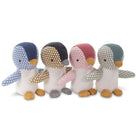 Baby Pingu Stuffed Toy - Soft, Knitted Cotton with Gentle Rattle - 41435