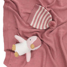 Baby Pingu Stuffed Toy - Soft, Knitted Cotton with Gentle Rattle - 41435