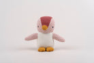 Baby Pingu Stuffed Toy - Soft, Knitted Cotton with Gentle Rattle - 41435