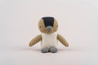 Baby Pingu Stuffed Toy - Soft, Knitted Cotton with Gentle Rattle - 41435