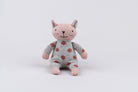 Cute Baby Kitty Knitted Toy with Gentle Rattle Sound - 41467