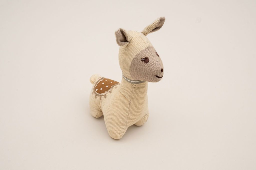 Llama & Latte Duo - Handmade Llama Rattle Toy Pack - 41508
