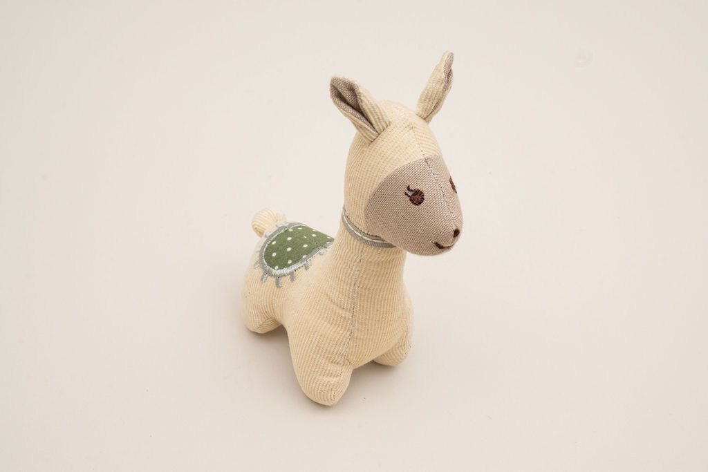 Llama & Latte Duo - Handmade Llama Rattle Toy Pack - 41508