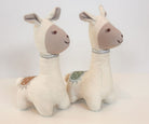 Llama & Latte Duo - Handmade Llama Rattle Toy Pack - 41508
