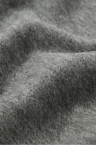Texture close-up of the Light Charcoal marled merino