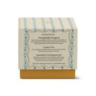 Reverse of the gift box showing Paddywax's soy wax, cotton wick and cruelty-free product information.