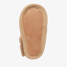 Soft suede sole of the chestnut Platinum Baby Bootie