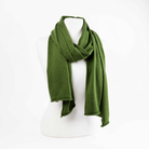 MAISON FANLI Lea Cashmere Blend Scarf- Green
