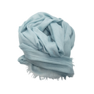 Beauty in Bamboo scarf in Duck Egg, a pale blue-green, loosely draped