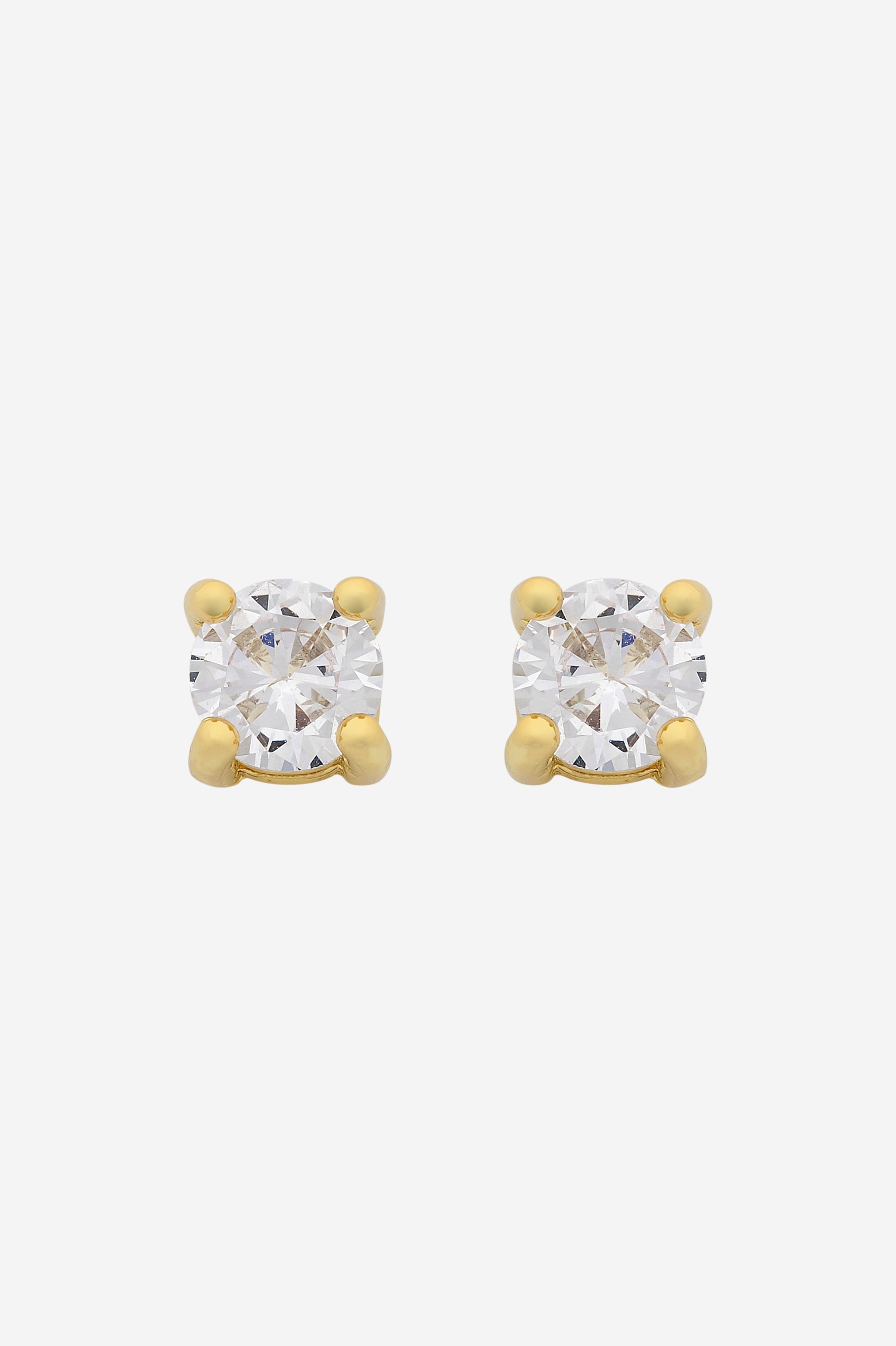 Sylvie Gold  CZ Stud