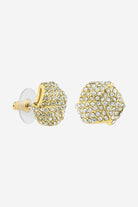 Natalina Gold Crystal Earring