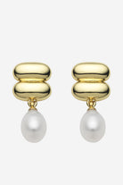 Heidi Gold Pearl Earring
