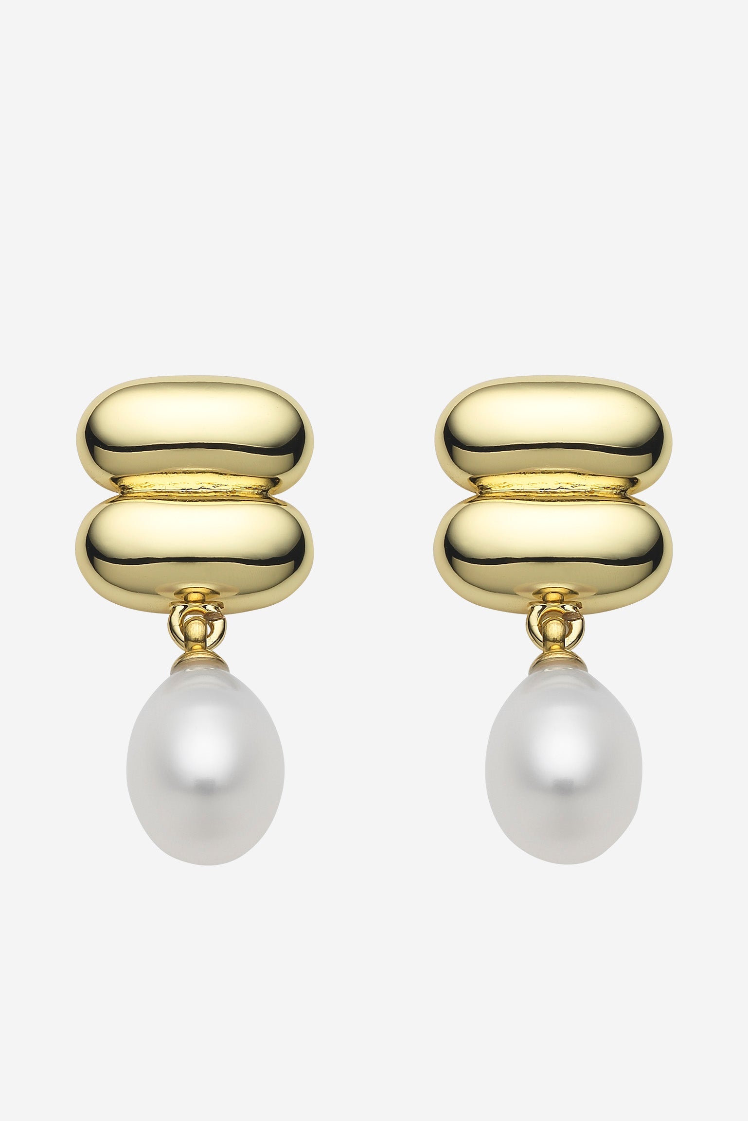 Heidi Gold Pearl Earring