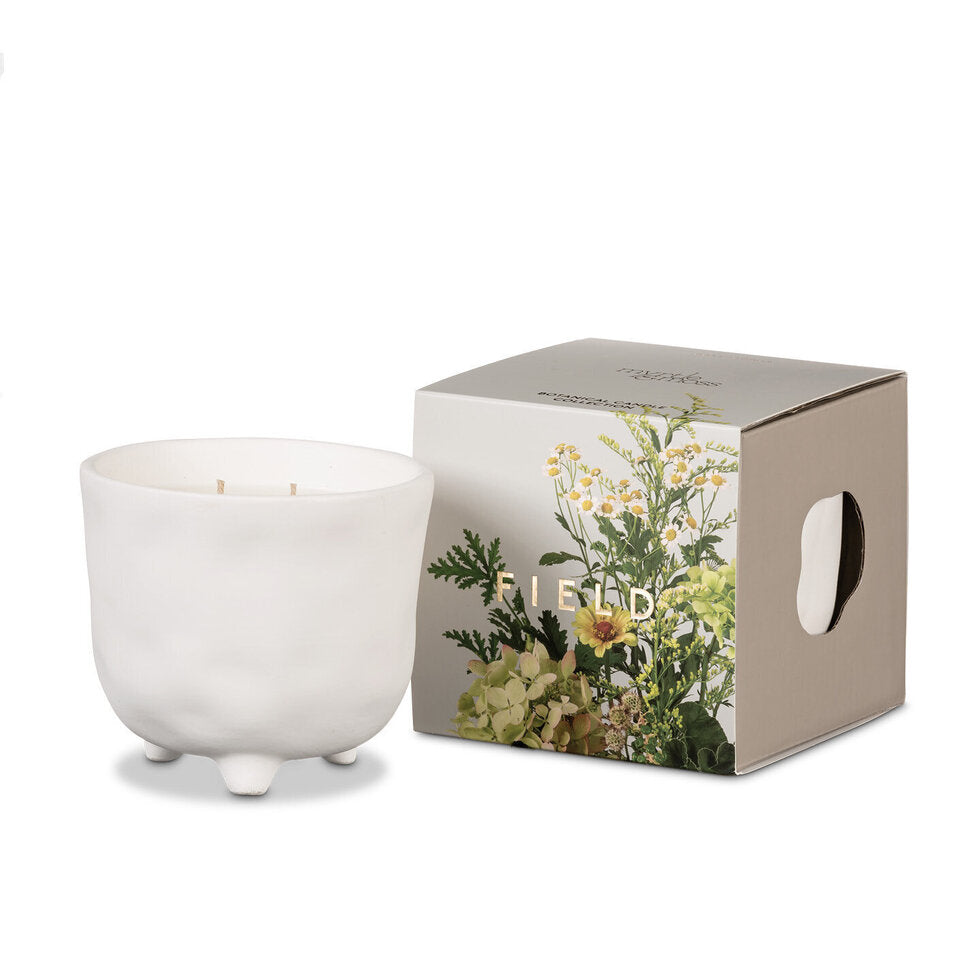 Botanical Candle - Field (White)