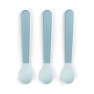 Done by Deer Foodie Easy Grip Spoons — Blue (front)