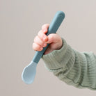 Done by Deer Foodie Easy Grip Spoons — Blue (lifestyle)