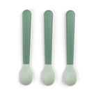 Done by Deer Foodie Easy Grip Spoons — Green (front)
