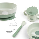 Done by Deer Foodie First Meal Set — Green (lifestyle)