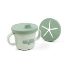 Done by Deer Foodie Spout and Snack Cup — Green (front)