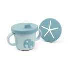 Done by Deer Foodie Spout and Snack Cup — Blue (front)