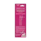 Back of the Drumstick Pens card showing the product diagram and pack details